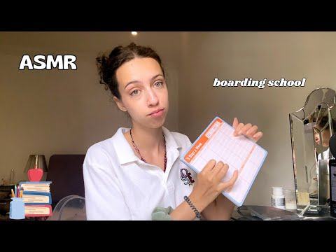 ASMR Welcome to Boarding School RP| (i'm your roommate) ☀️📚