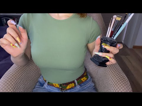 ASMR ~ doing your make-up in 2 minutes