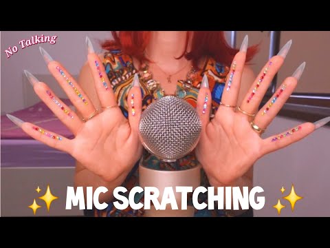 ASMR Mic Scratching with Jewelry & more 💍 | No Talking