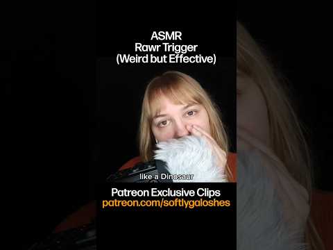 sometimes you need something a little weird to get the tingles going 😌 rawr can help you #asmr