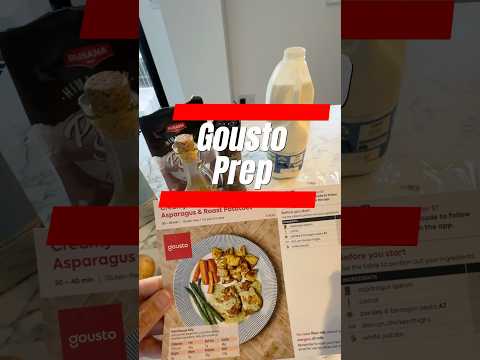 Gousto Meal Prep - tarragon Chicken 🍗 #goustocooking #asmrcooking #asmr #whispering #relaxing