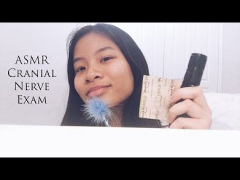 ASMR Cranial Nerve Exam Roleplay  - Extended Version (Writing, Light Triggers, Hand Movements)