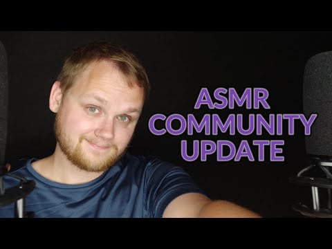 Soft spoken Community update 💓 (ASMR rambling with sounds)