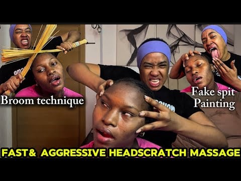 ASMR✨FAST AND INTENSE AGGRESSIVE HEAD SCRATCH MASSAGE ON PURITY EXTREME BRAIN TINGLES*ALL TOOLS* 