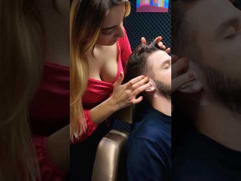 Ear Massage 🎬Head Massage ASMR #shorts #asmrmassage #headmassage