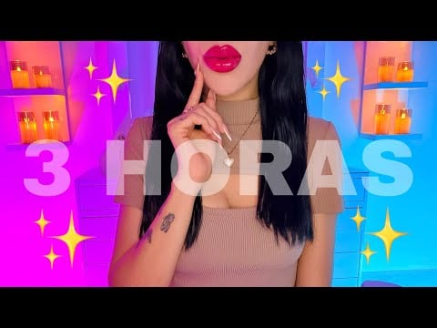 ASMR 3 HORAS PARA DORMIR PROFUNDAMENTE ✨🌙