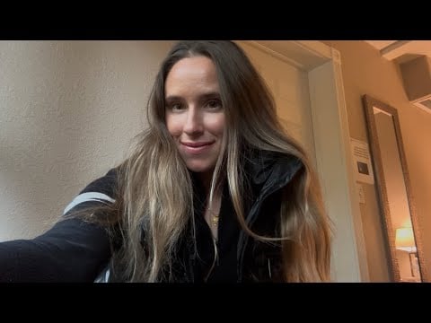 Cozy Lofi ASMR + Whisper Ramble 😴 (puffer vest sounds, tapping, tongue clicking  