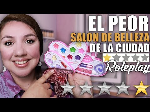 Maquillaje en el PEOR Salon de Belleza de la CIUDAD Con Maquillaje de Juguete! | ASMR Español