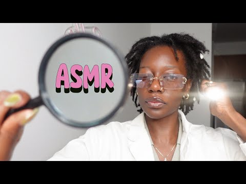 ASMR | EYE EXAM 👀 Light Triggers, Typing Sounds + BLOWING INTO YOUR EYES!