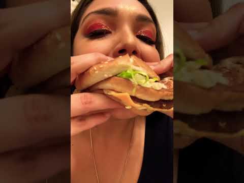 MCDONALDS BIG MAC ASMR | burger eating sounds