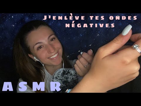 ASMR - J’enlève tes ondes négatives 🌈 + Hypnose pour dormir profondément 💤😴