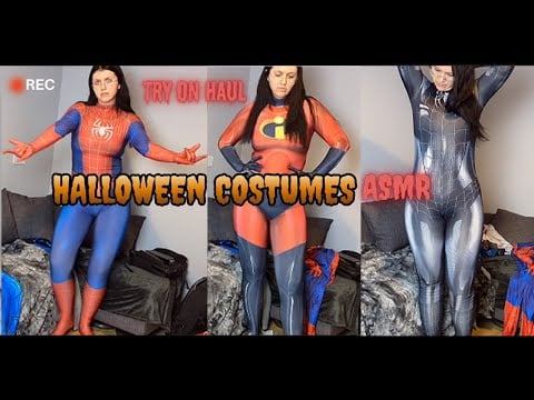 Halloween Costumes! ASMR Try On Haul | 2025