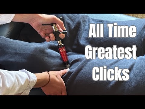 Gentle Chiropractic ASMR | Greatest Clicks Compilation