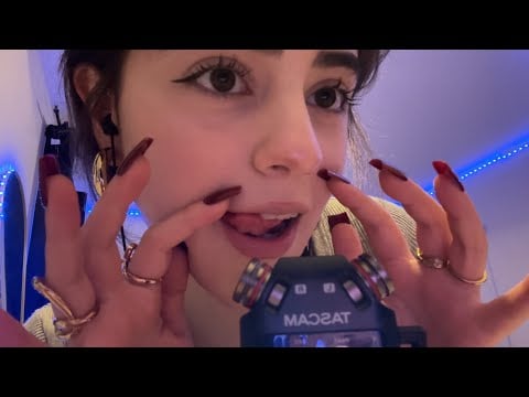 ASMR PUEDES LLEGAR AL ULTIMO NIVEL DE MOUTH SOUNDS? TASCAM 