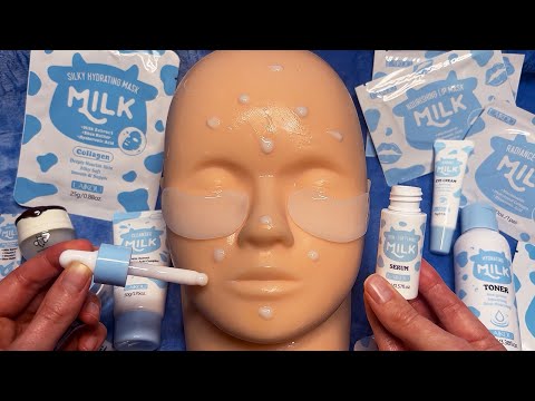 ASMR Skincare on Mannequin (Whispered)
