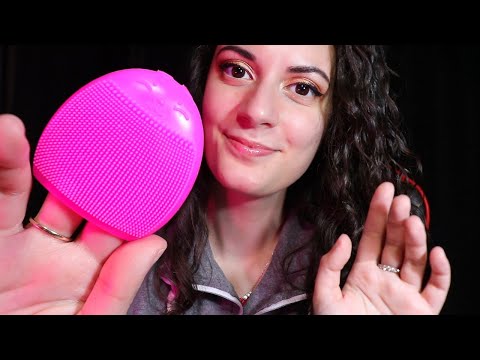 ASMR Te Hago una LIMPIEZA FACIAL Antes de DORMIR ♥ (Atencion personal!)| ASMR Español