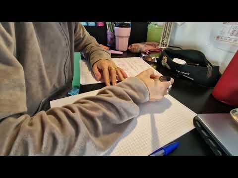 ASMR ESTUDE COMIGO✨️🖊