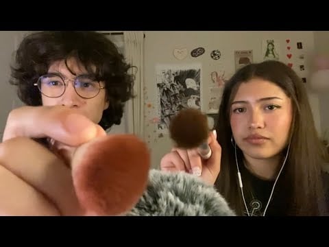 ASMR My Sister Does Her Makeup On Me