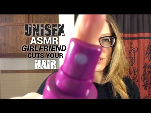 ASMR GIRLFRIEND CUTS, STYLES, MASSAGES YOUR HAIR (UNISEX)