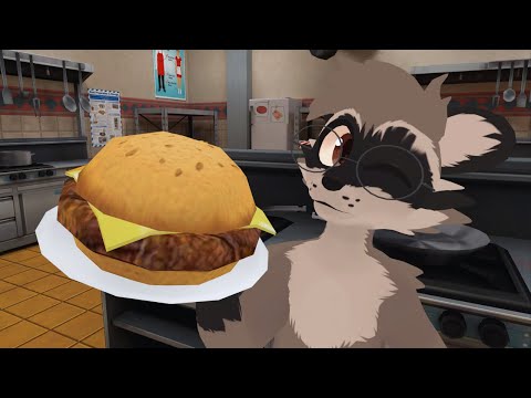 [Furry ASMR] Raccoon Makes You a Cheeseburger 🍔