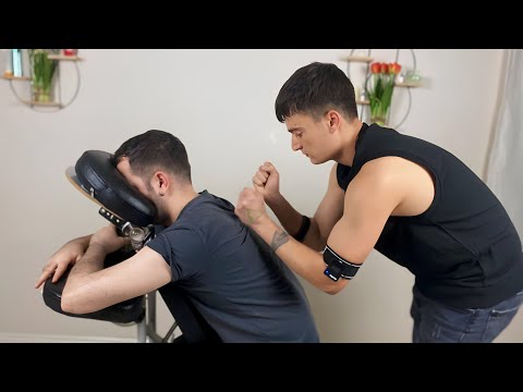 ASMR MASSAGE - WAİST MASSAGE | HEAD NECK,SHOULDER (BY OZAN)