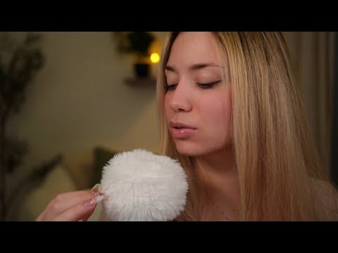 ASMR | INAUDIBLE WHISPERS + PUFFY MIC ✨ (Did You Guees Any Word?)