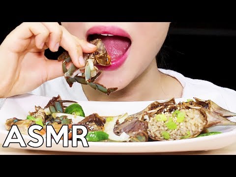 ASMR Soy Sauce Marinated RAW CRAB 간장게장 리얼사운드 먹방 Eating Sounds