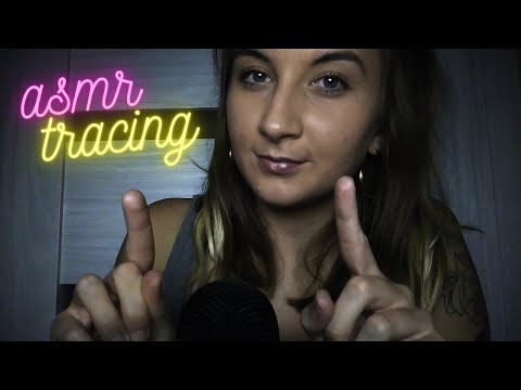 ASMR| SYMMETRICAL FINGER TRACING & TONGUE CLICKING