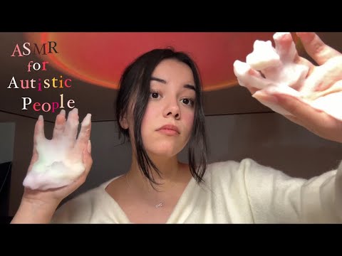 ASMR for Autistic People 🫶🏼 | Humming, Colourful Foam, Book Reading, Colours, Squishy, Symmetry 🪀