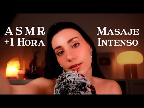 ASMR Masaje Craneal & de Orejas 🧡💤 🪔 Mouth Sounds, Besitos, Susurros, Triggers