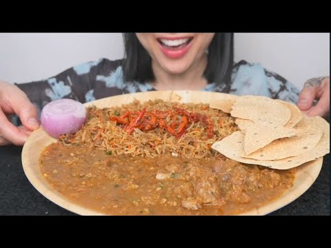 INDIAN FOOD (ASMR EATING SOUNDS) NO TALKING | SAS-ASMR