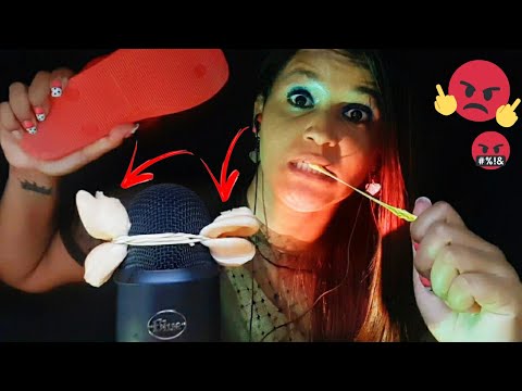 ASMR SUPER HIPER FAST & AGGRESSIVE 😡🤬 falando nome dos inscritos -melhores TRIGGERS especial 20K