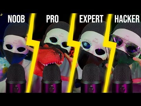 ASMR Noob Vs Pro Vs Expert Vs Hacker