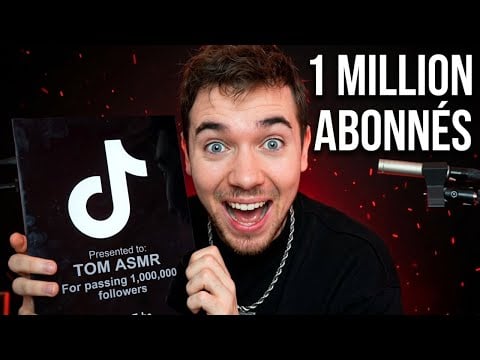 #ASMR : 1 MILLION D’ABONNÉS SUR TIKTOK !