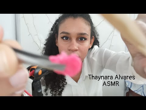 ASMR: Sessão de Exame de Caspa com Dermatologista (som da câmera)