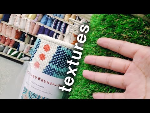 Public ASMR - Fast Fabric Textured  Scratching + Camera Tapping