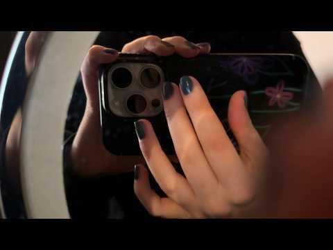[Lo-fi ASMR] gentle phone tapping, scratching & lens wiping (no talking, no edits or cuts)