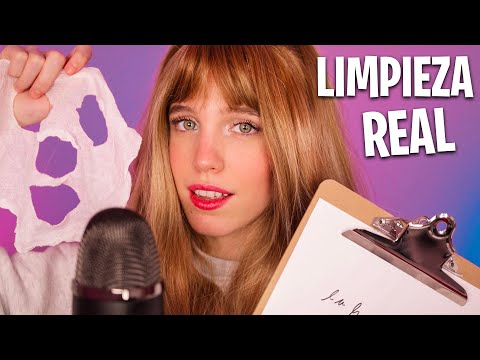 ASMR SPA 🧖🏼‍♀️ LIMPIEZA FACIAL *REAL* RELAJANTE (ROLEPLAY EN ESPAÑOL para dormir) | Laia Oli