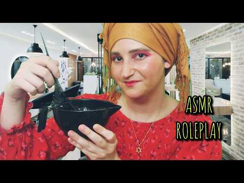 ASMR Hair Salon | Hair Color, Cut, & Blow Dry