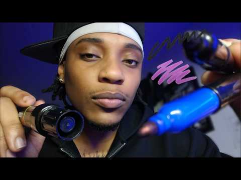 ASMR Let Me Draw On Your Face & Touch, Trace It (Visual Trigger)