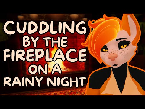 [Furry ASMR] Yeen Cuddles With You By The Fire On a Rainy Night (Crackling Fire, Kisses, Pets...)