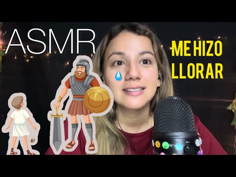 ASMR VOZ COMBINADA 1 HORA HABLANDO DE DAVID Y GOLIAT
