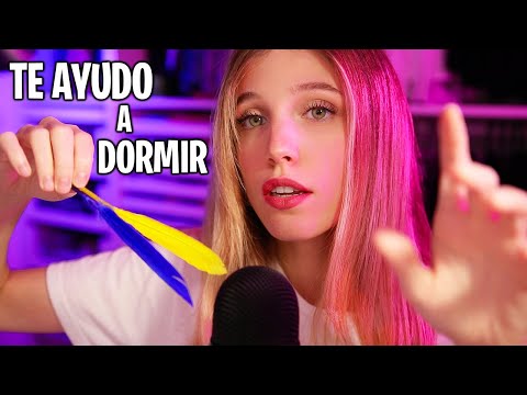 ASMR PARA DORMIR RÁPIDO 🧠 TE AYUDO A DORMIR CON SONIDOS RELAJANTES 💆🏼‍♀️