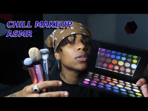 ASMR | Black Guy Does your MAKEUP *chill*