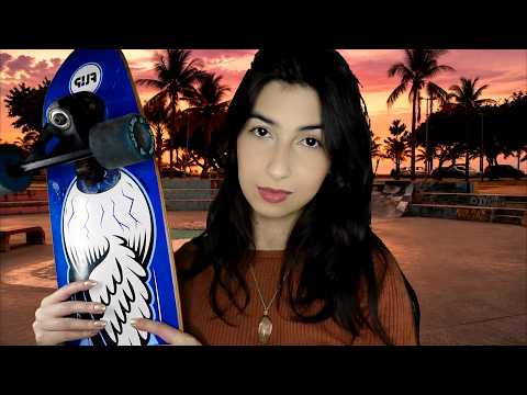 ASMR Skatista cuida dos seus ferimentos após uma queda 🛹