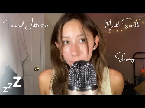 Dakota b ASMR Slurping Compilation | Mouth Sounds, Personal Attention, UpClose, Spit Painting