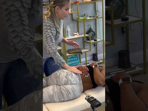 Releasing every crevice of Stuck Fascia from her spine #asmr #relax #satisfying #shorts