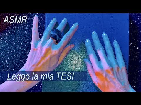 ASMR ITA ⚗️LEGGO la miaTESI per farti RILASSARE ⚗️ ARTE e ALCHIMIA