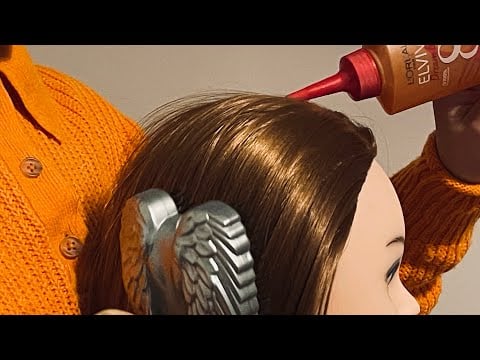 ASMR scalp massage💆‍♀️checking your scalp & oiling 🎀tingly & relaxing to make you sleep😴 no talking 