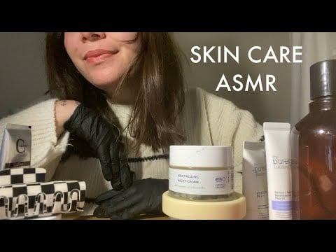 Cilt Bakımını Yapıyorum ASMR (Türkçe ASMR) Eldiven Sesleri 